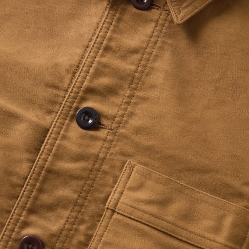 L’Usine Bleue Moleskin Work Jacket –  Brown