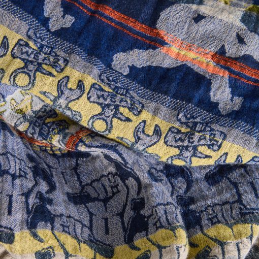 L’Usine Bleue scarf