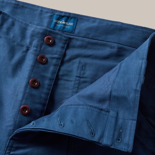 L’Usine Bleue Moleskin Work Pants – Blue
