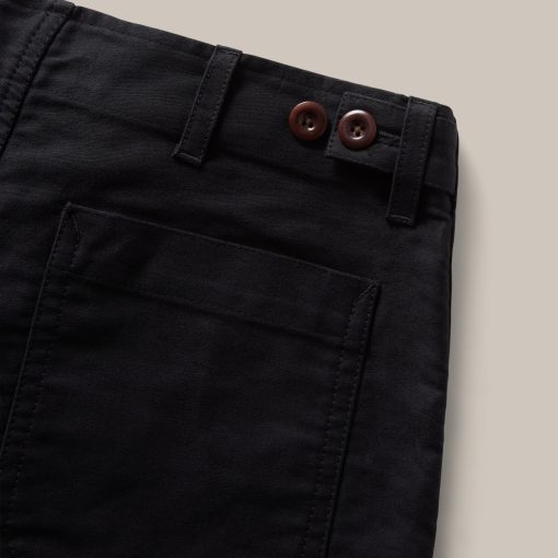 L’Usine Bleue Moleskin Work Pants – Black
