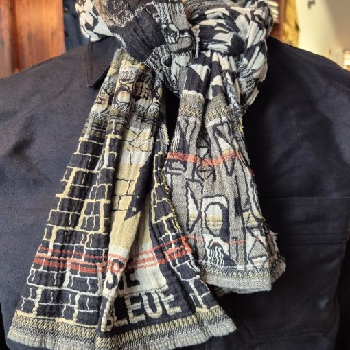 L’Usine Bleue scarf -Black