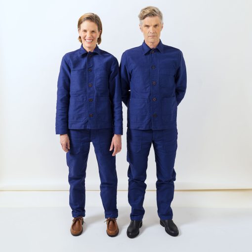 L’Usine Bleue Moleskin Work Pants – Blue