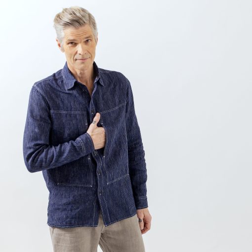 L’Usine Bleue Maquignon Linen Shirt