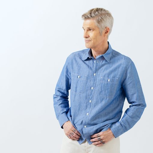 L’Usine Bleue Chambray Work Shirt