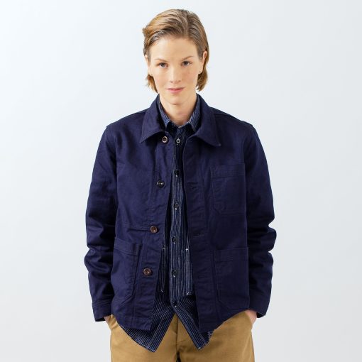 L’Usine Bleue Coltin Work Jacket -Shorter Sleeves Version