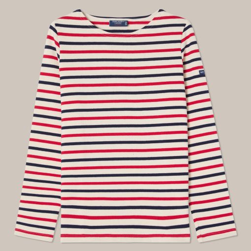 Saint James Meridame Cotton Sweater Tricolor - Woman