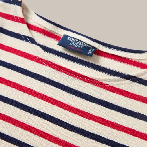 Saint James Meridien Cotton Sweater Tricolor